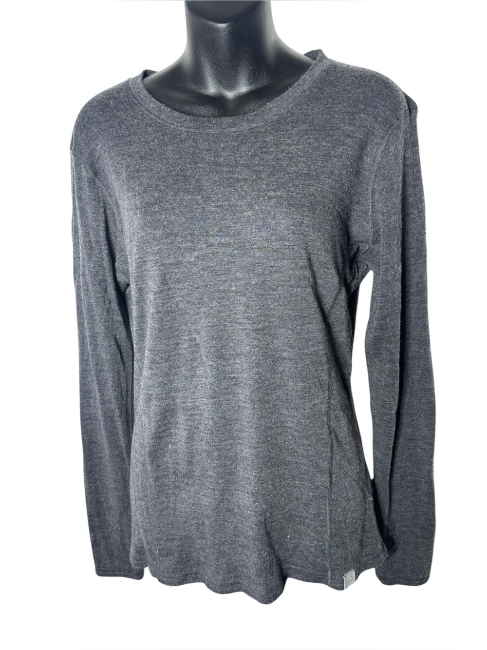 Meriwool women’s set of 2 large extra fine merino base layer 250g gray outdoor